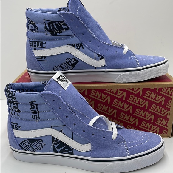Vans Other - Vans Men’s High-Top Sneakers Sk8-Hi
(Logo Mix) Lavender Lustr
VN0A38GEUBG